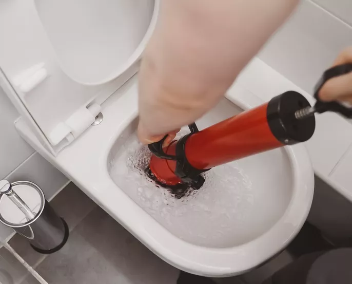 Desentupimento de vasos sanitários